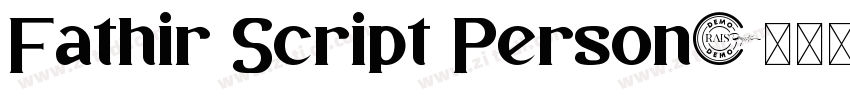 Fathir Script Person字体转换